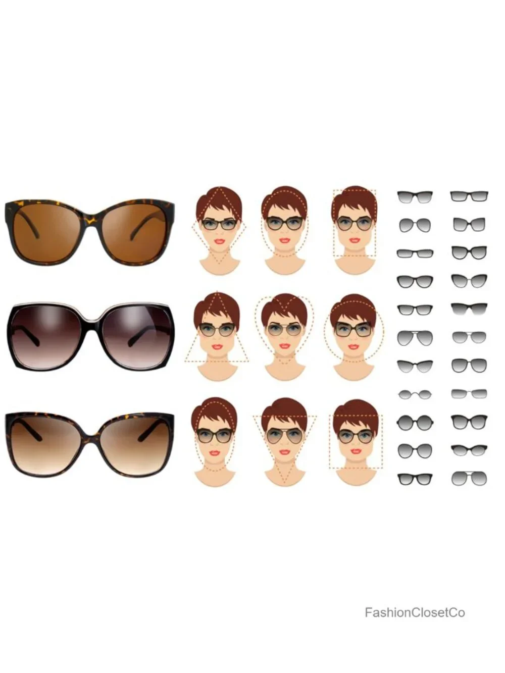 Oversized Square Jackie O Cat Eye Butterfly Sunglasses - Polarized UV Protection